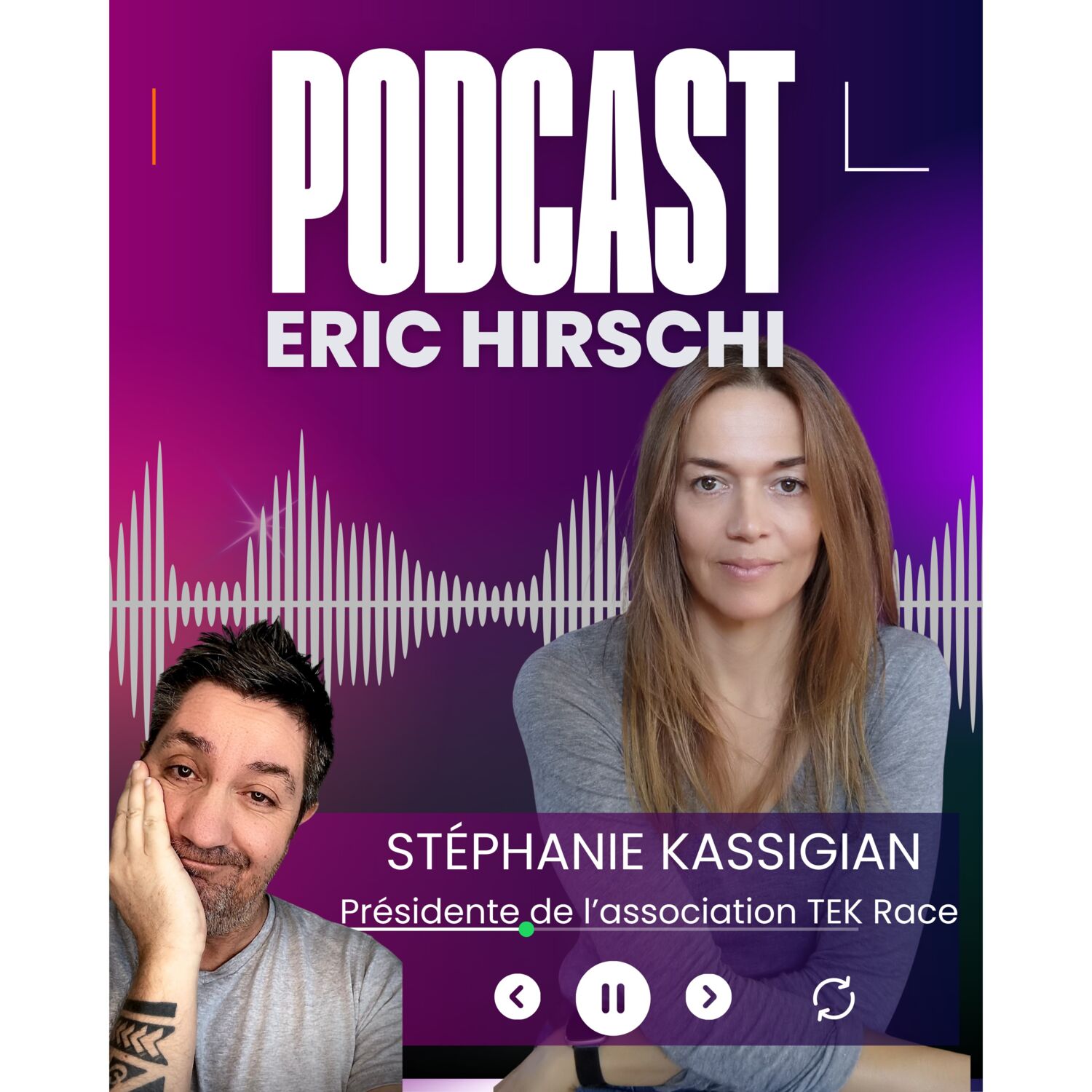 Stéphanie KASSIGIAN une mère qui accompagne son fils de 18 ans champion de moto.