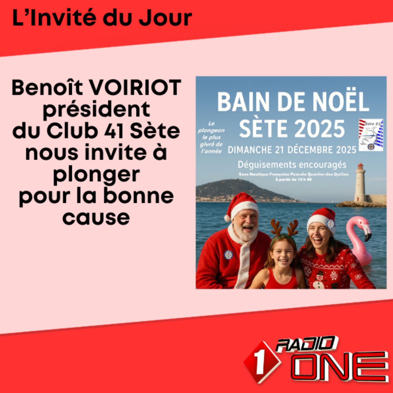 Benoît VOIRIOT préside le CLUB 41 Sète et nous invite à plonger!