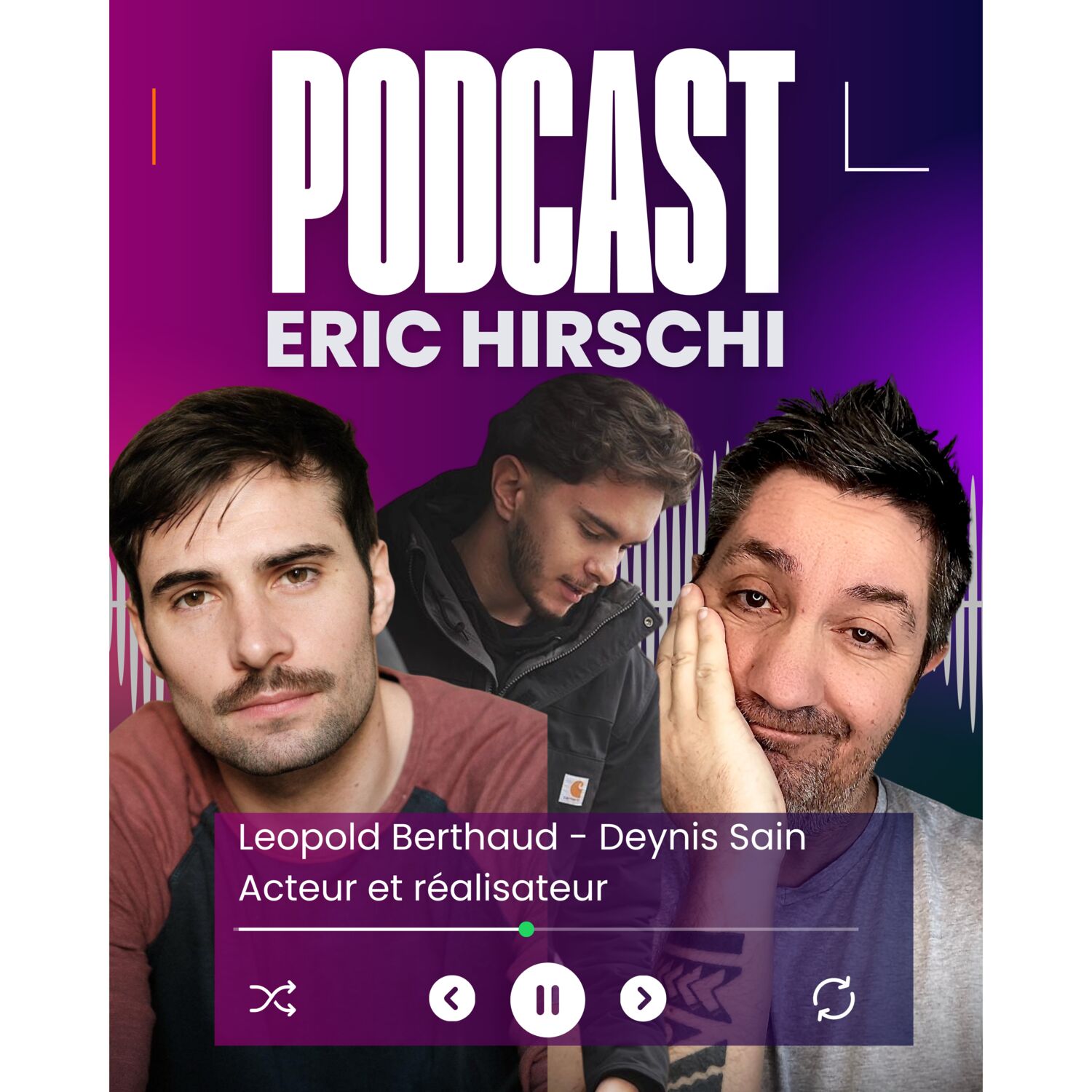 leopold Berthaud et Deynis Sain acteur et réalisateur du cours métrage Philly Shell