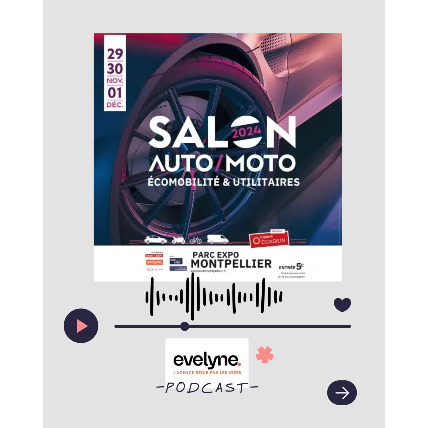 Salon de l' Auto : Anthony Mayer Saint-Agne -  PDG Elit NRJ  -