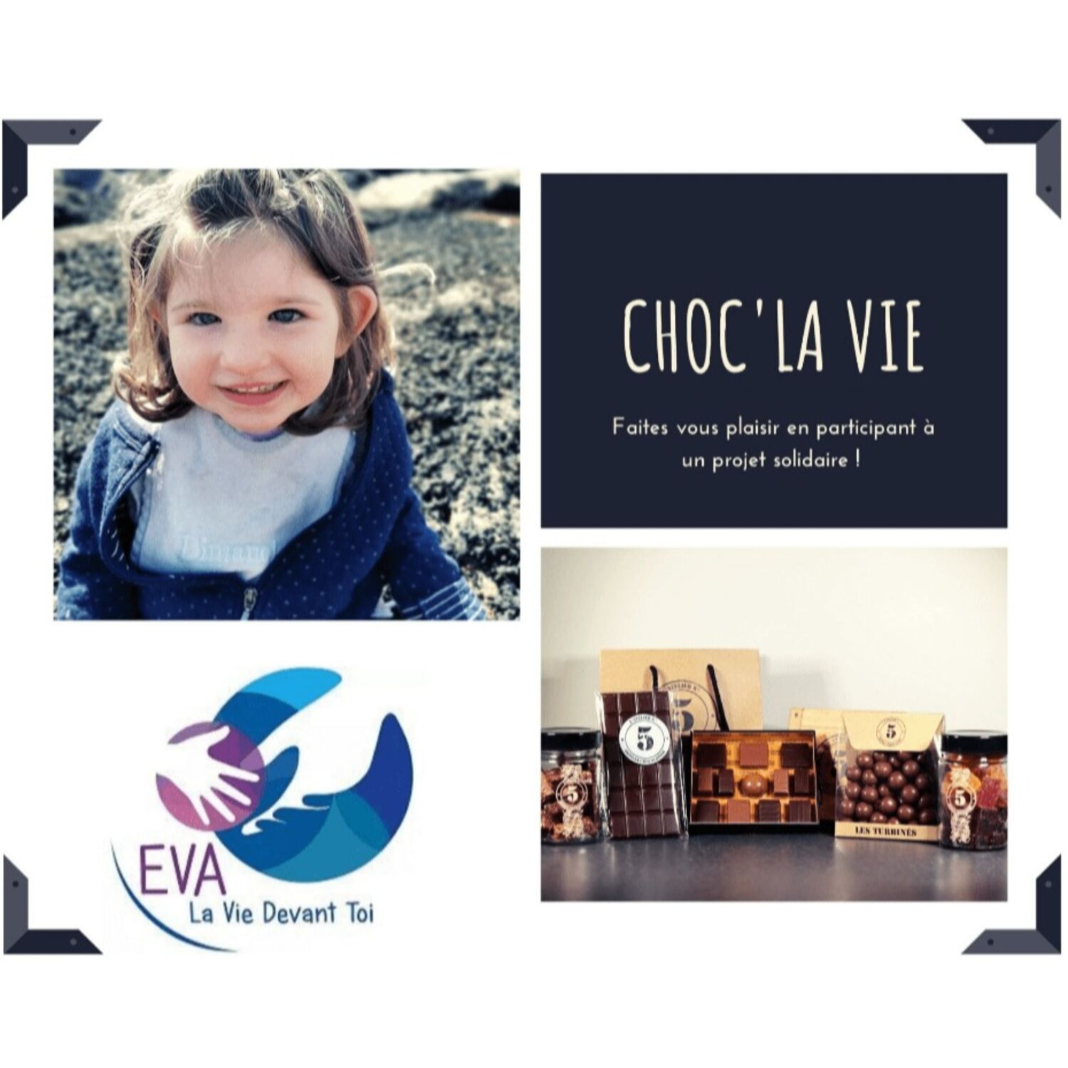 Choc La Vie : une vente de chocolat pour aider Eva atteinte d'une maladie génétique très rare