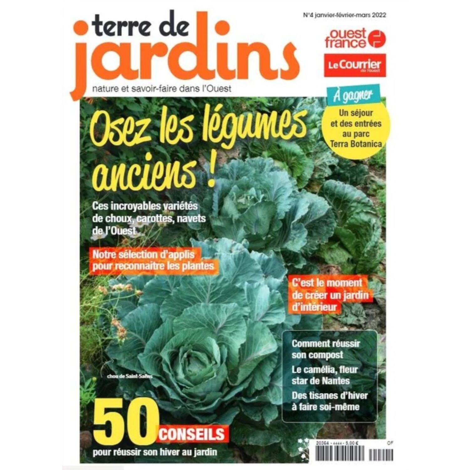 Ouest France sort le 4ème numéro du magazine Terre de Jardins