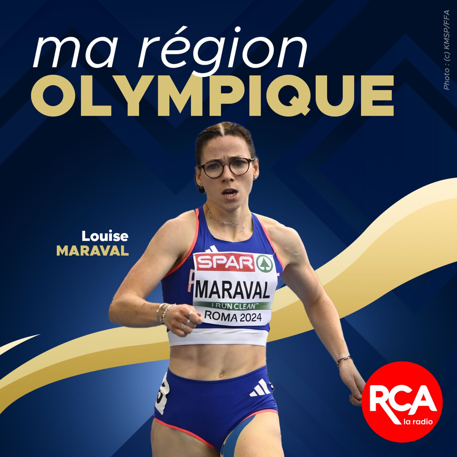 Louise Maraval, vice-championne d'Europe du 400m haies, invitée de Ma région olympique