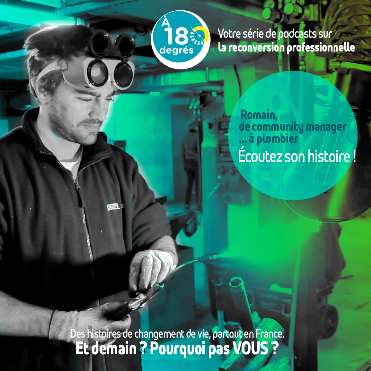 à 180°, épisode 1 : De community manager à plombier