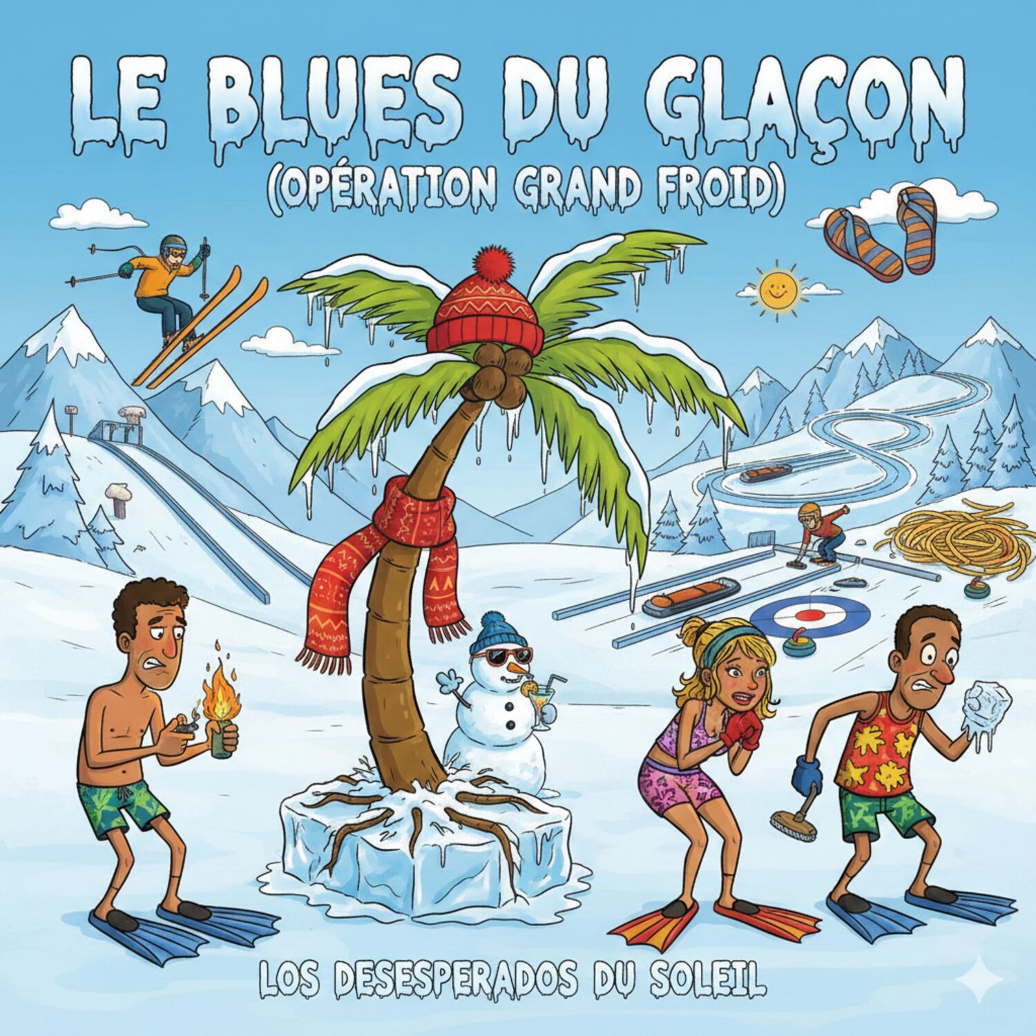 Les J.O. d'hiver ! À gla gla !