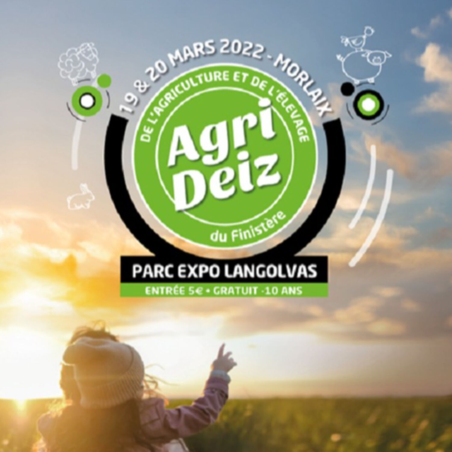 Festival de l'agriculture et de l'élevage Agri Deiz à Morlaix les 19 et 20 mars