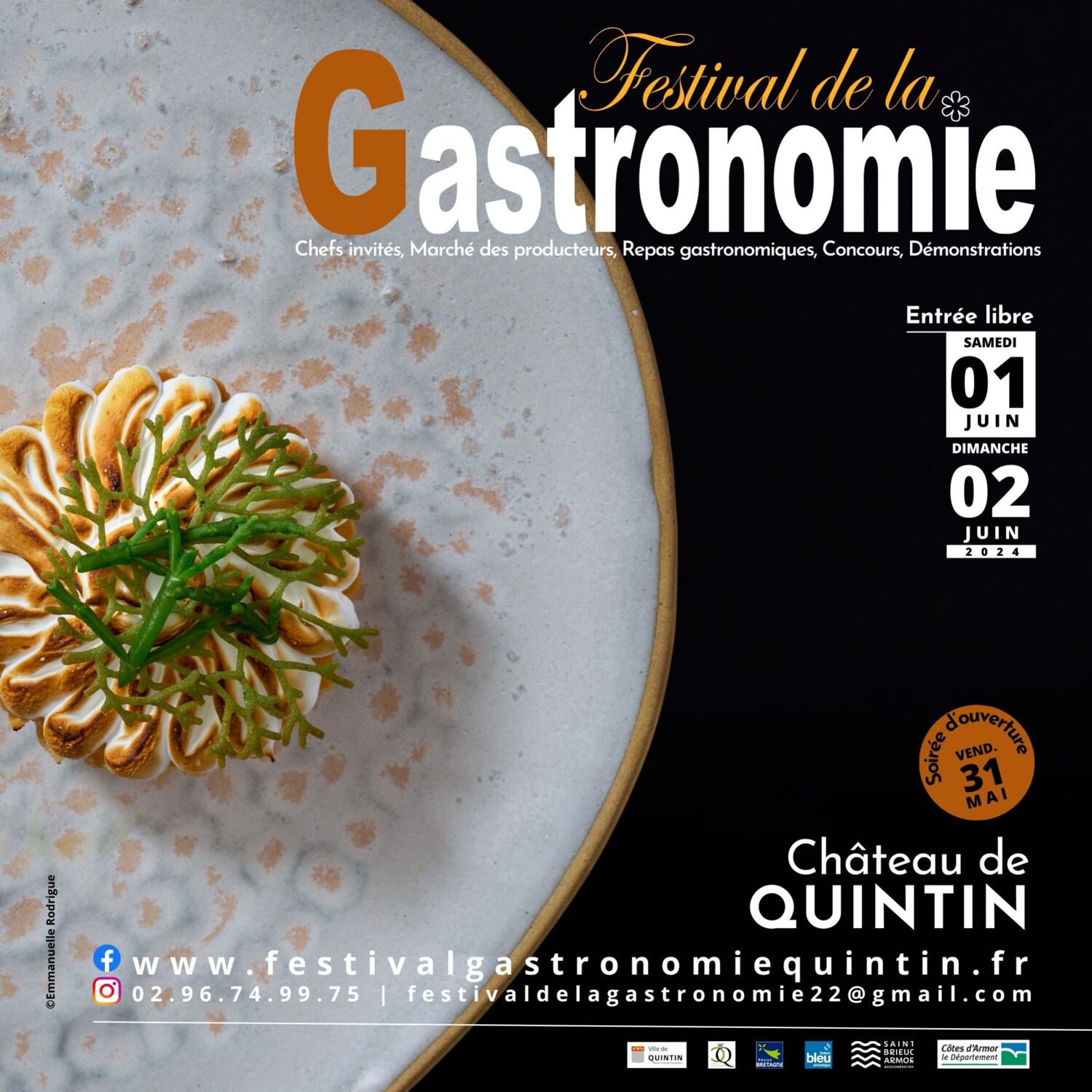 Festival de la gastronomie à Quintin, les 31 Mai, 1er et 2 Juin 2024