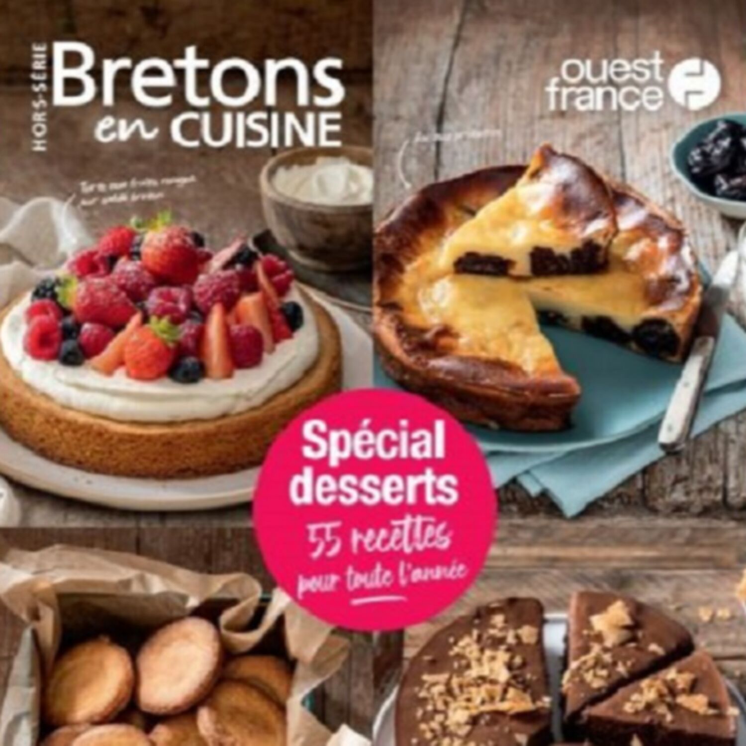 Bretons en cuisine : hors-série spécial desserts aux Editions Ouest France