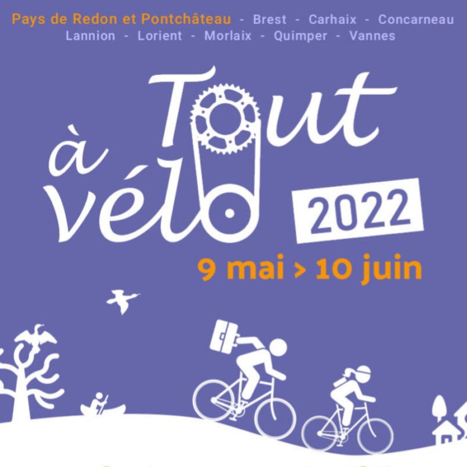 Le défi "tout à vélo" sur 10 territoires bretons !!