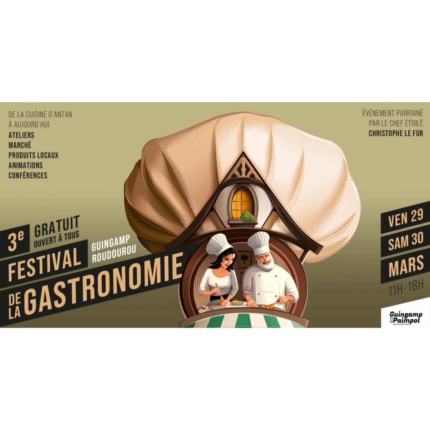 Festival de la gastronomie de Guingamp - les 29 et 30 Mars