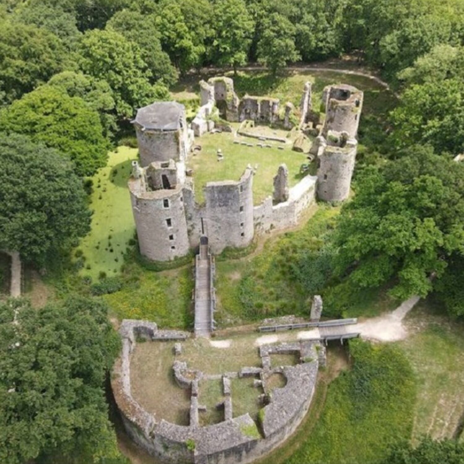 Le château de Ranrouët à Herbignac