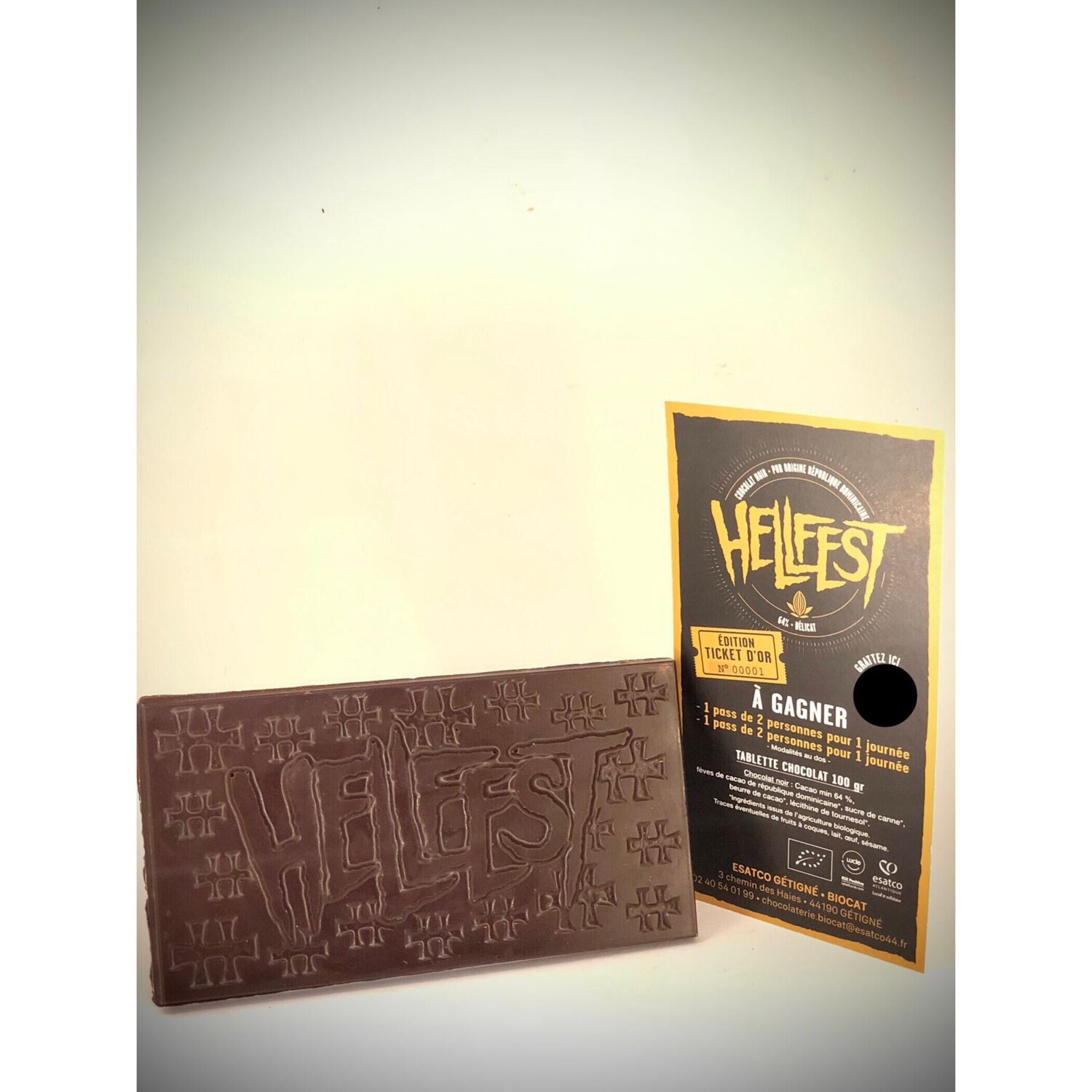 Des tablettes de chocolat festival Hellfest