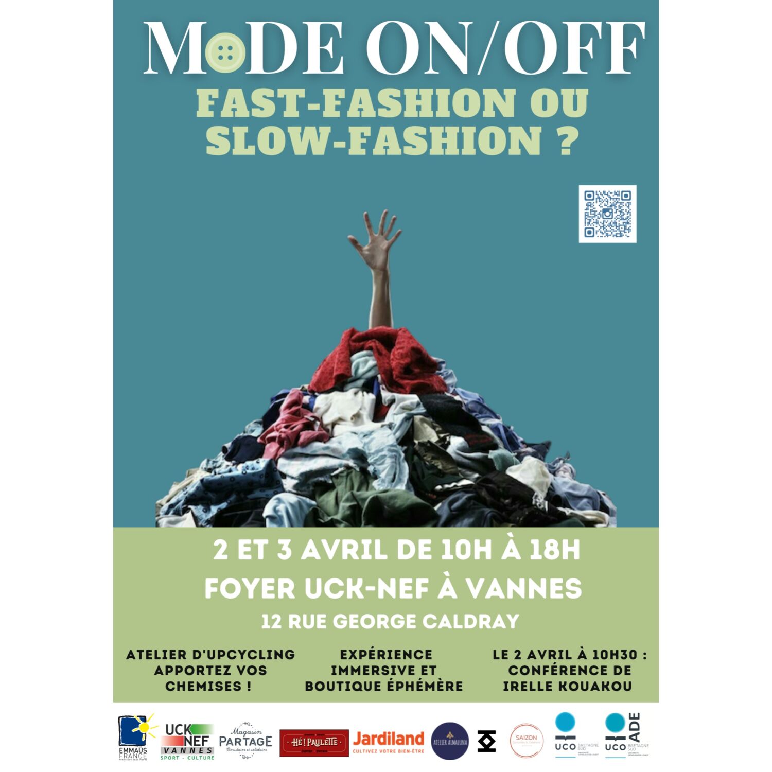 "Mode On/Off" à Vannes pour sensibiliser sur la fastfashion