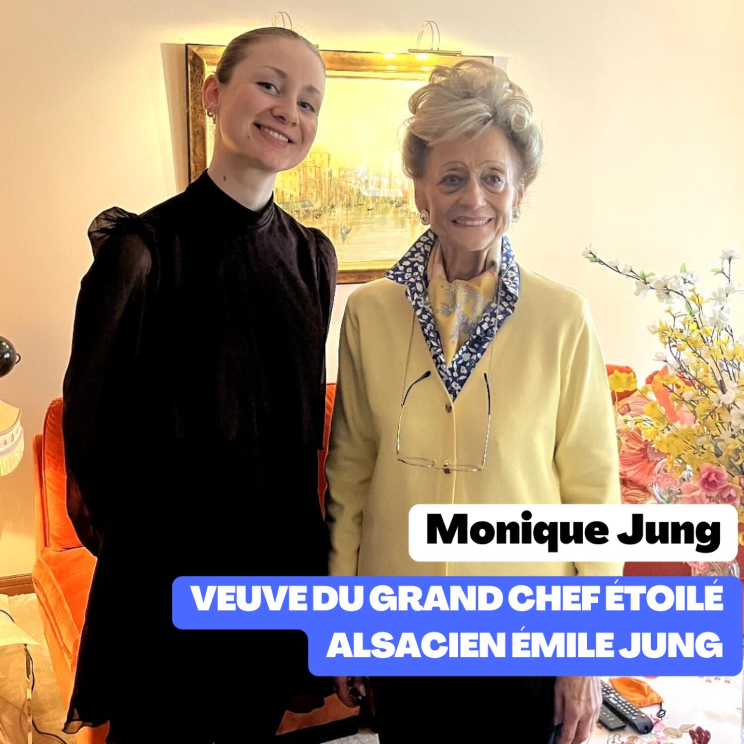 Monique Jung, veuve du grand chef alsacien étoilé Émile Jung