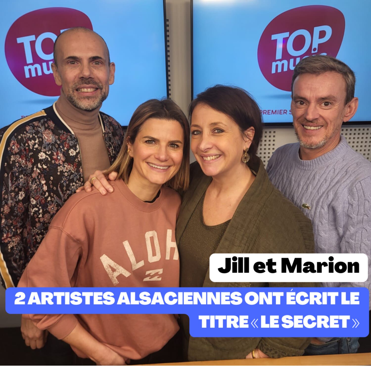 Jill et Marion présentent le titre "Le secret" en playlist Alsace