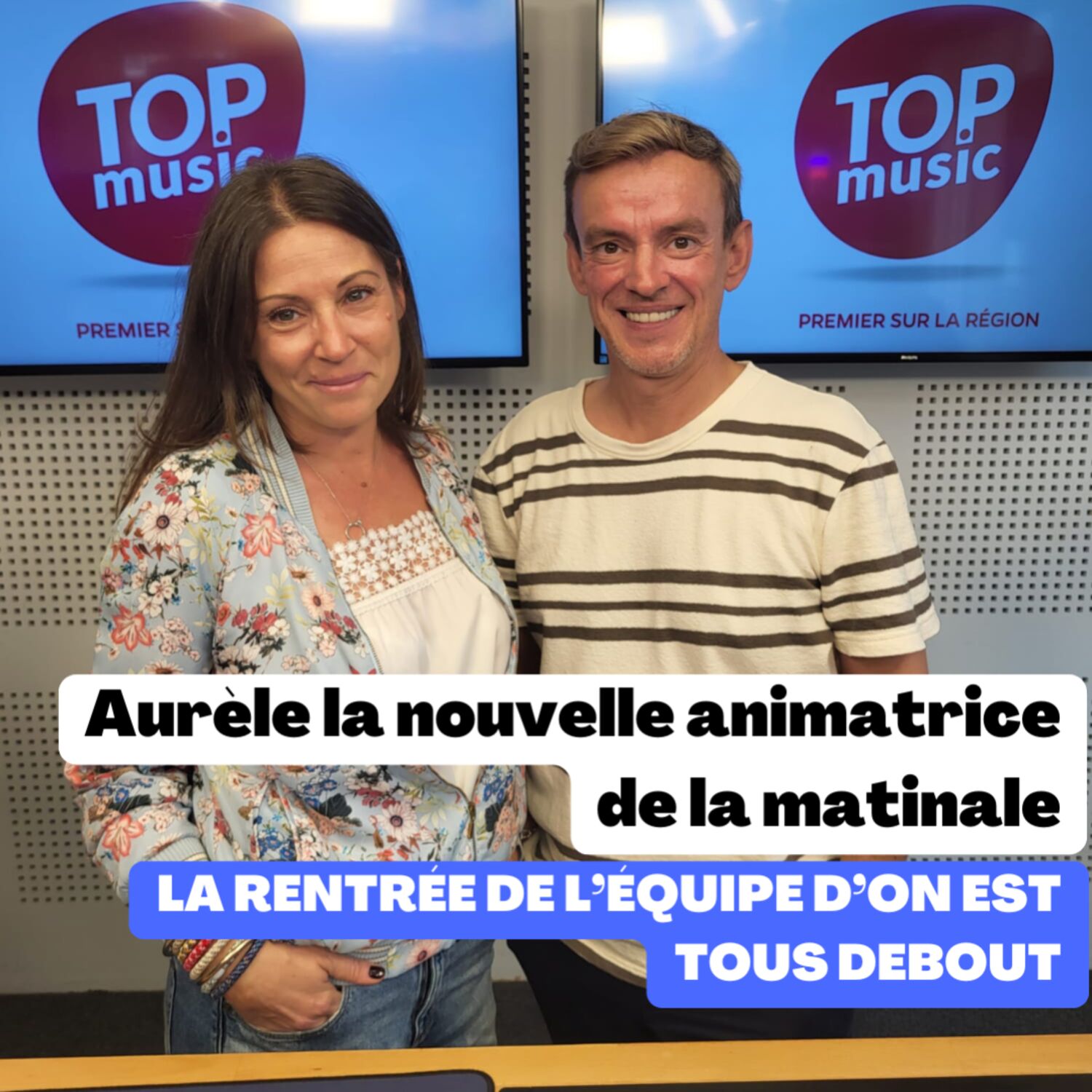 Aurèle nouvelle animatrice d'On Est Tous Debout !