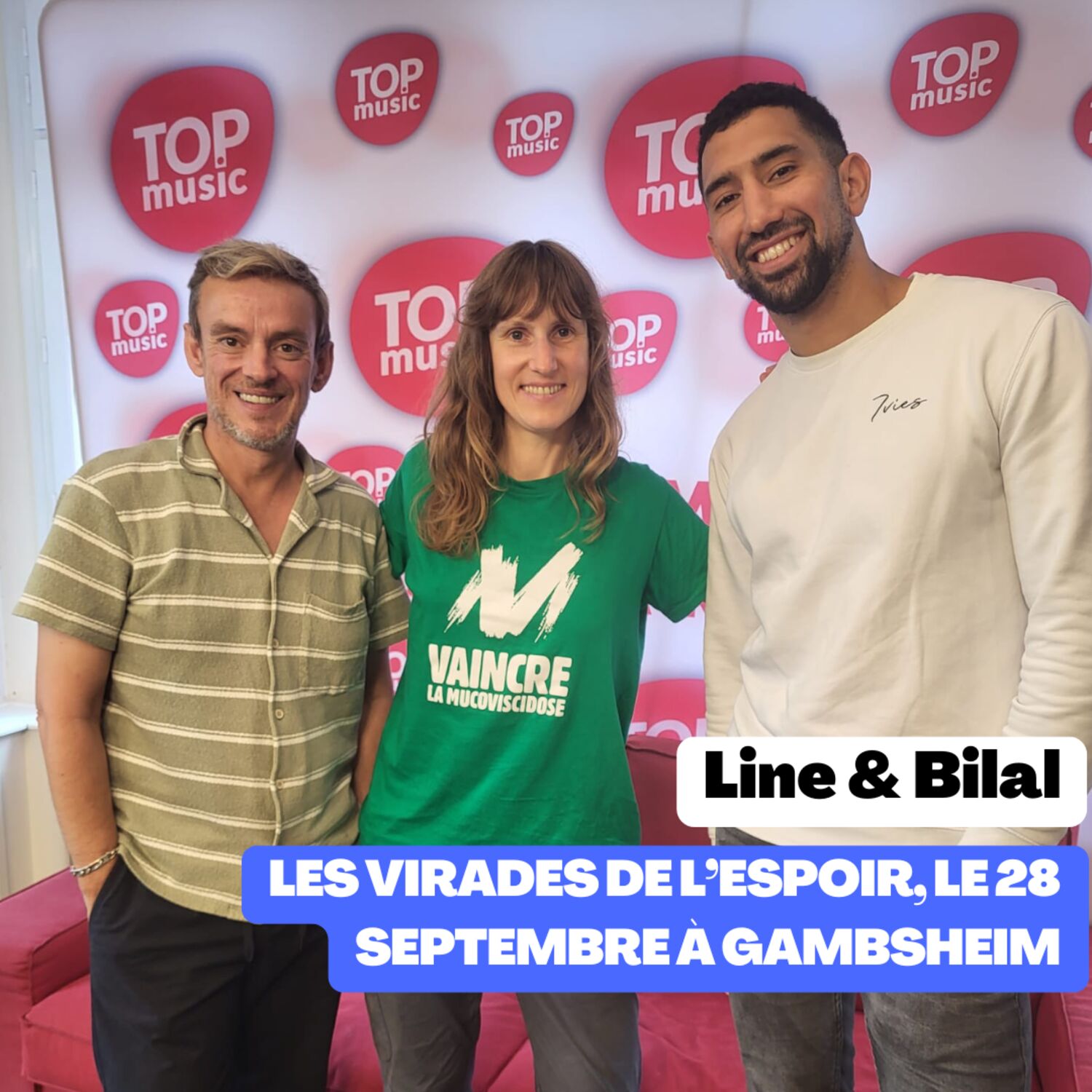 Line et Bilal nous présente la 14e édition des virades de l'espoir,...