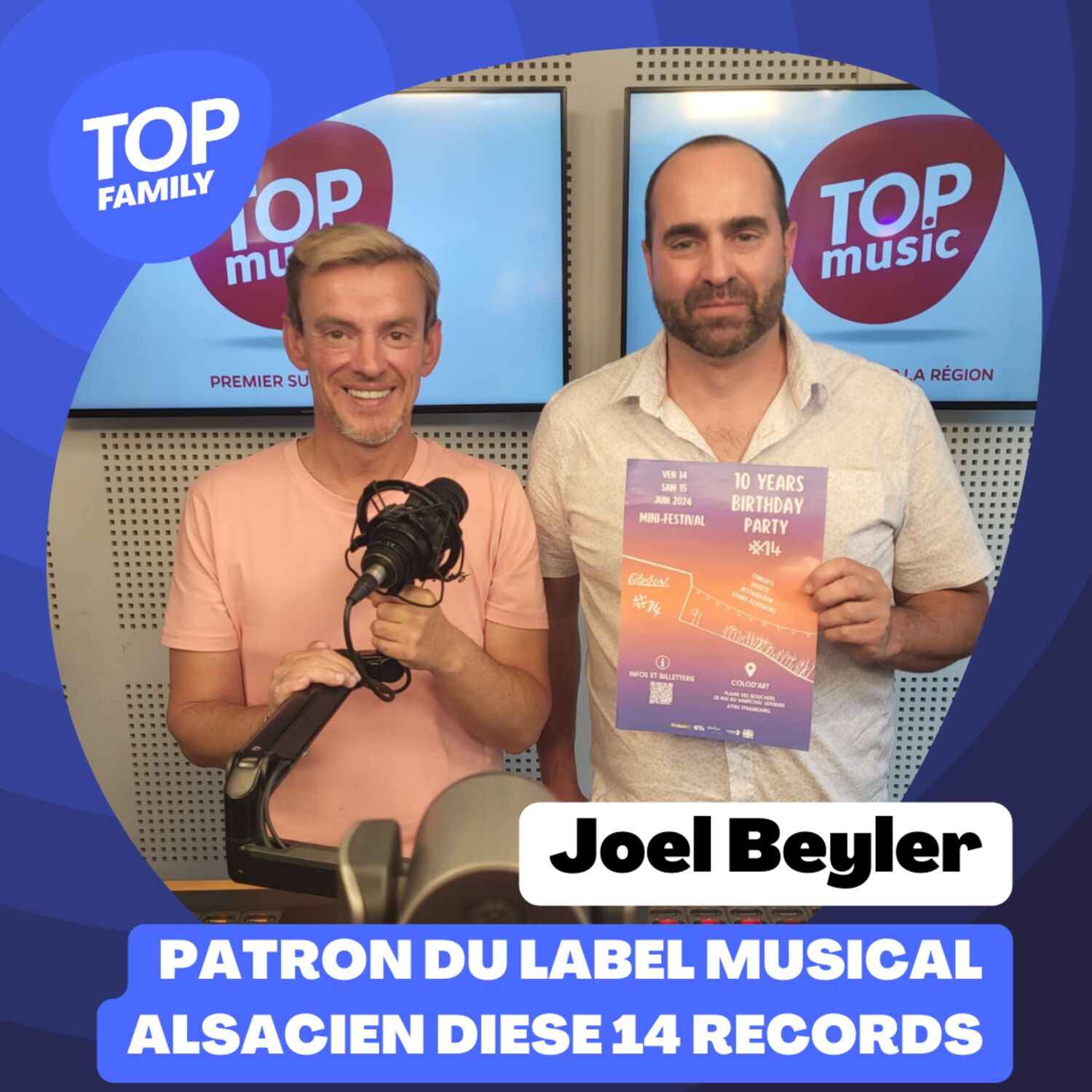 Joel Beyler, patron du label musical Diese 14 Records