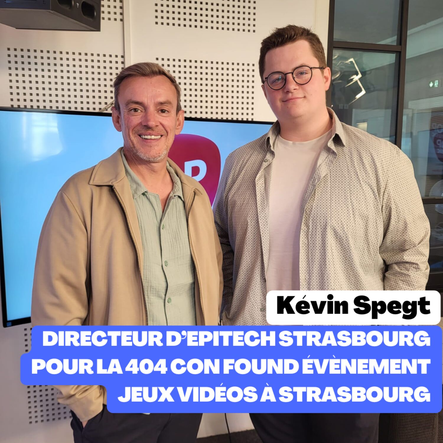 Kevin Spegt directeur d'Epitech Strasbourg pour la 404 con found evement jeux vidéos à Strasbourg