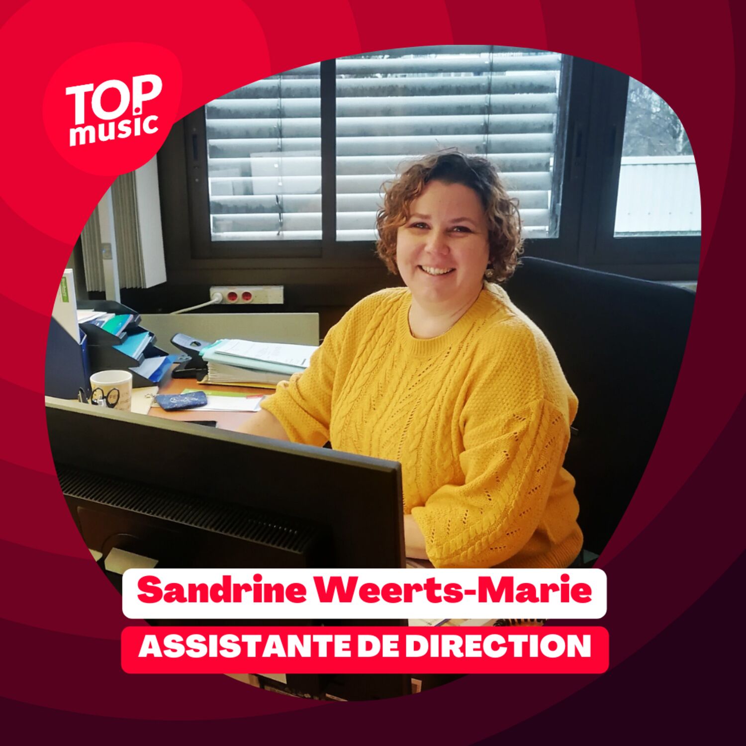 Sandrine Weerts-Marie, Assistante de direction