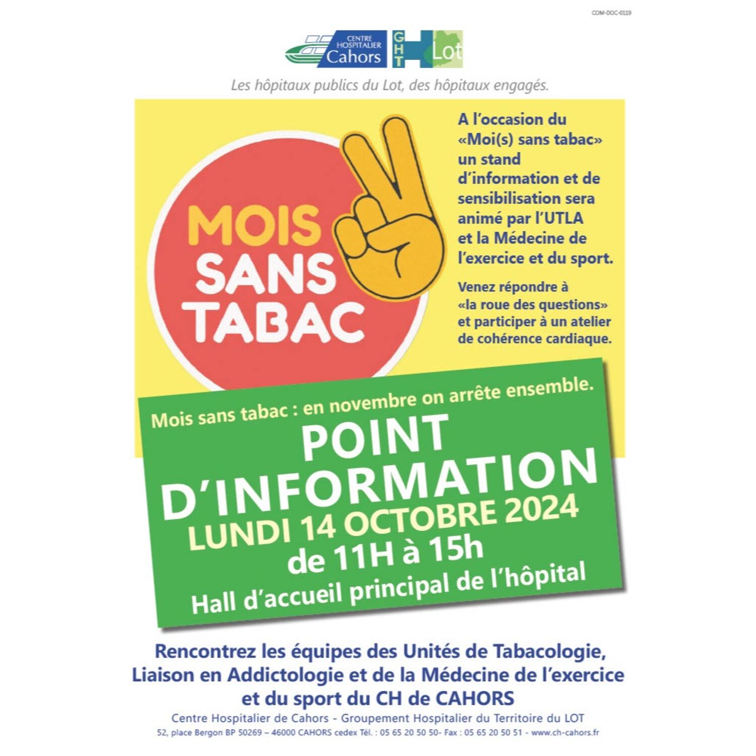 Podcast de l'émission 100% chez vous : Mois sans tabac