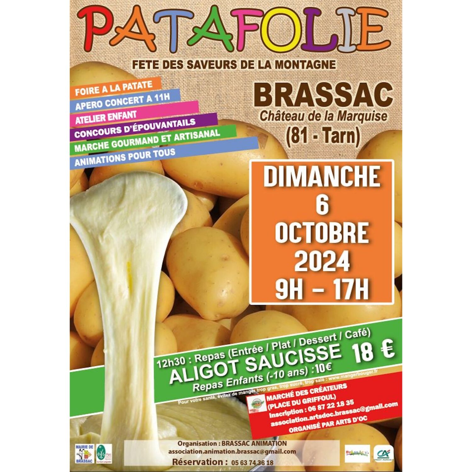 Podcast de l'émission 100% chez vous avec la Patafolie à Brassac