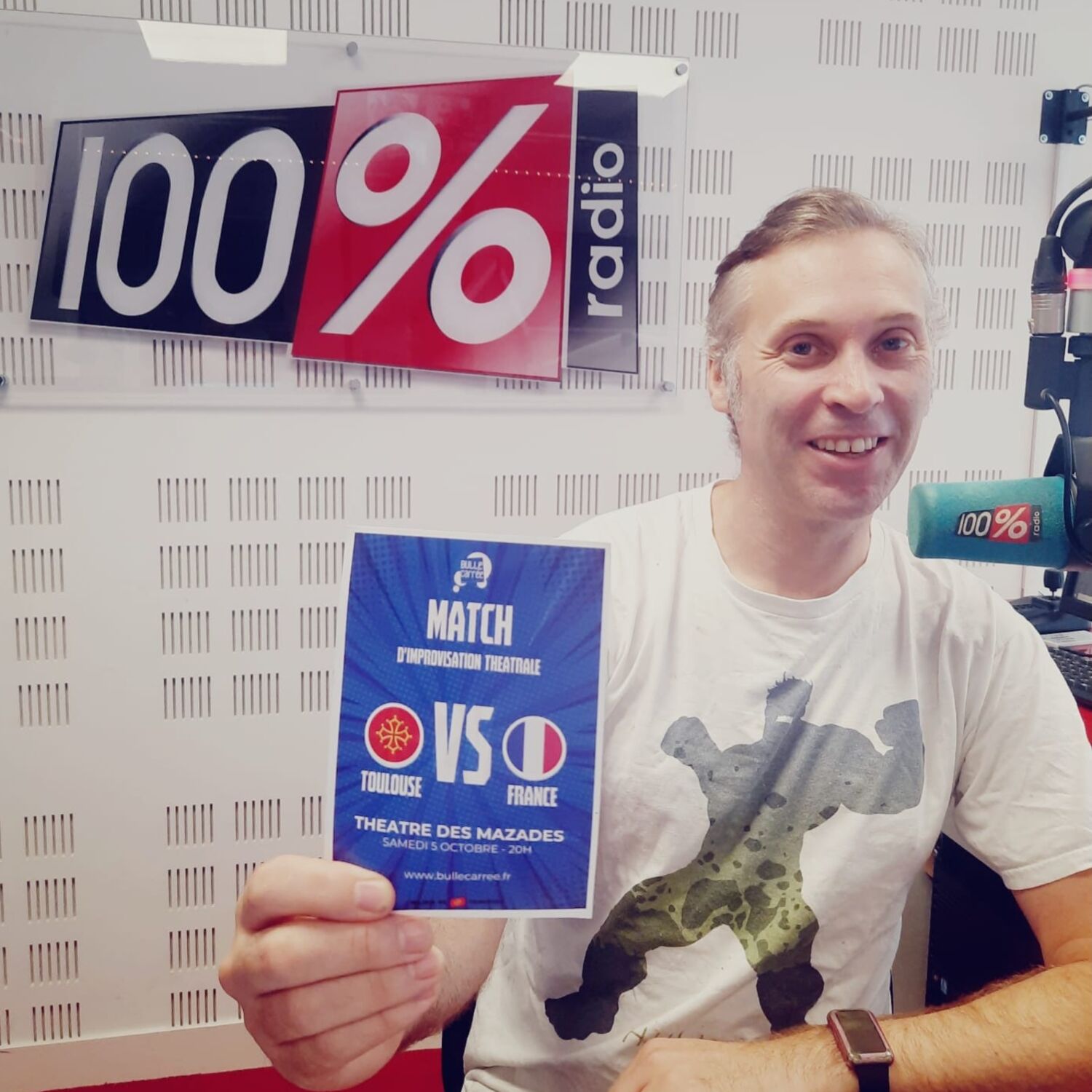MATCH D'IMPRO au THEATRE DES MAZADES- Eric Selard sur 100%