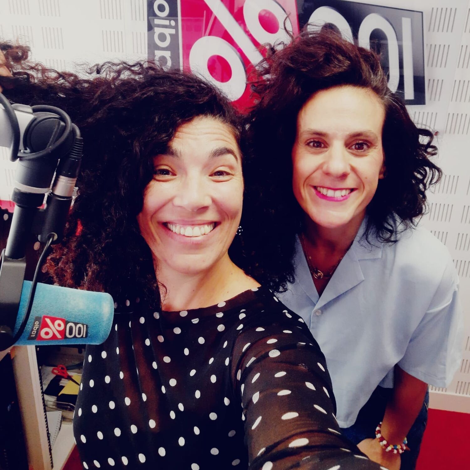 Mélissa du studio 55 sur 100% radio