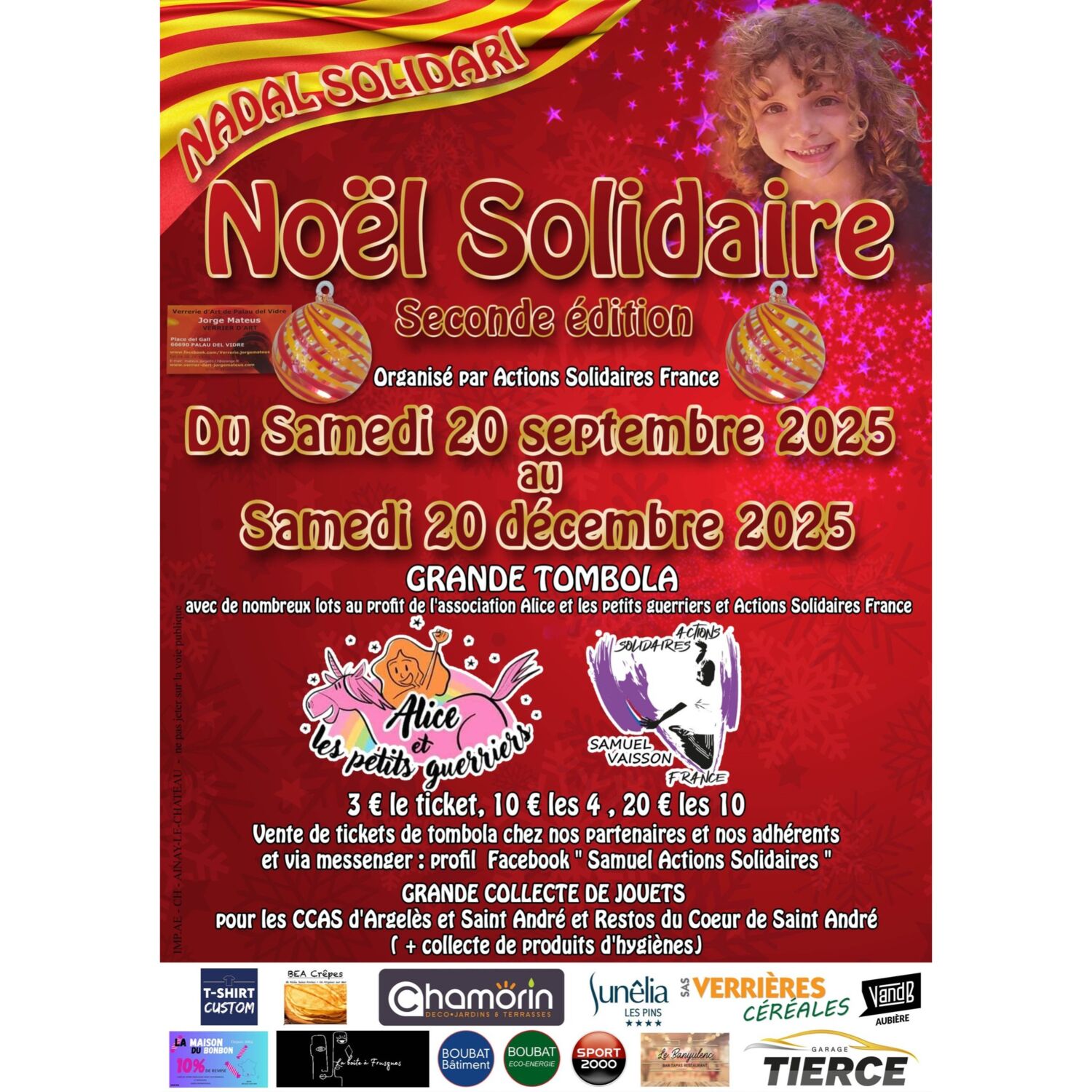 100% chez vous dans les PO : Le Noël Solidaire revient à Argeles