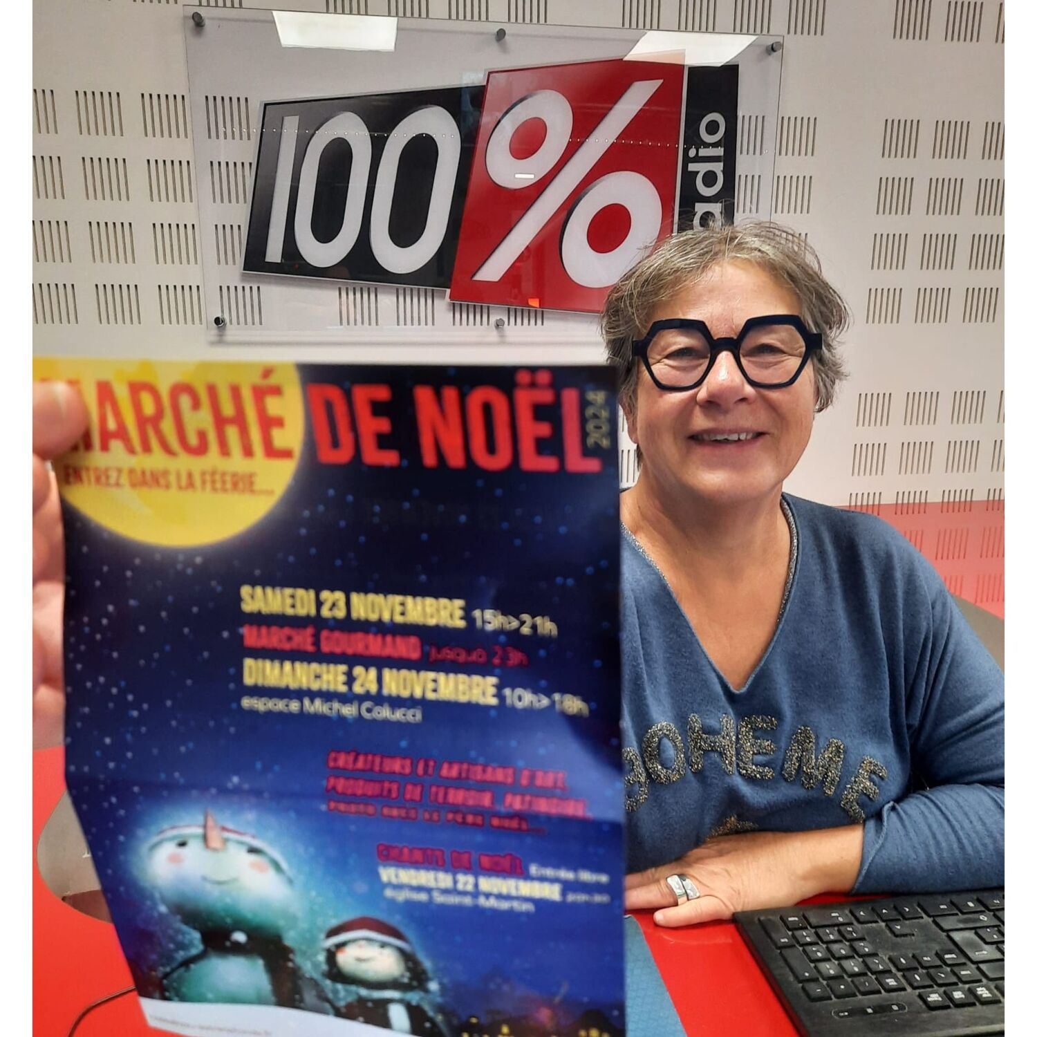 MARCHÉ DE NOEL DE CASTELNAU- Nadine sur 100%