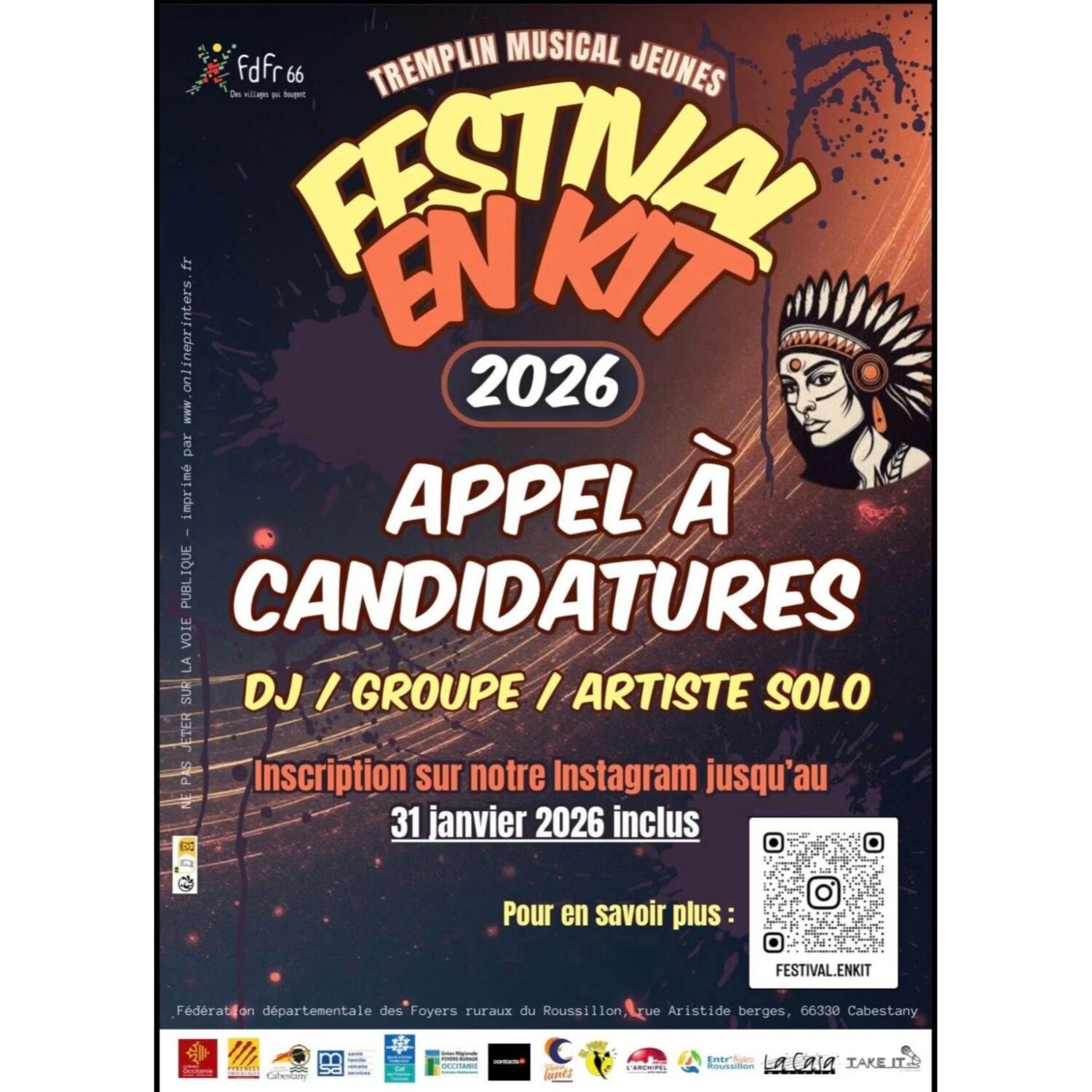 100% chez vous avec Philippe  dans les PO : Festival en kit le 23...