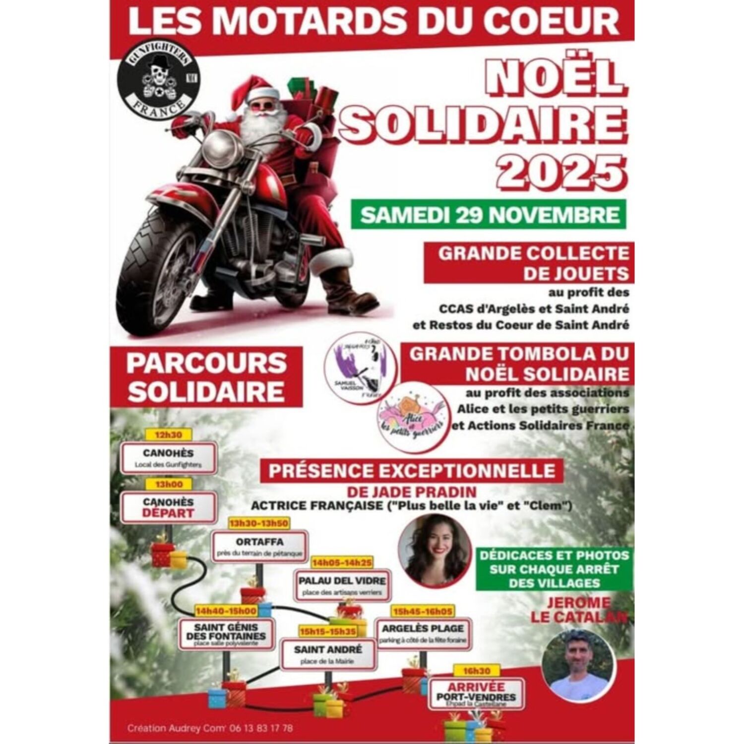 100% chez vous dans les PO Parcours Solidaire des Motards du Cœur
