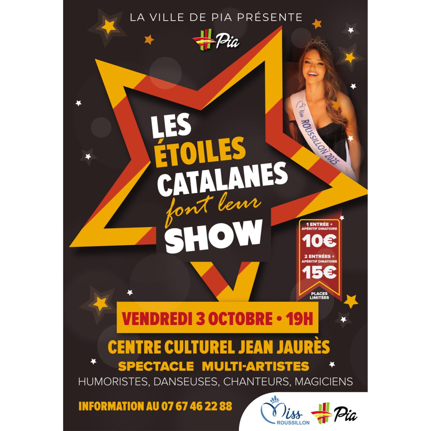 100% chez vous dans les P.O avec PHILIPPE : " Les étoiles Catalanes " à Pia
