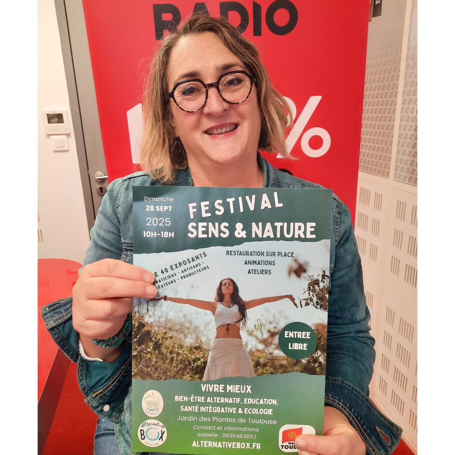 FESTIVAL SENS ET NATURE- Isabelle sur 100%
