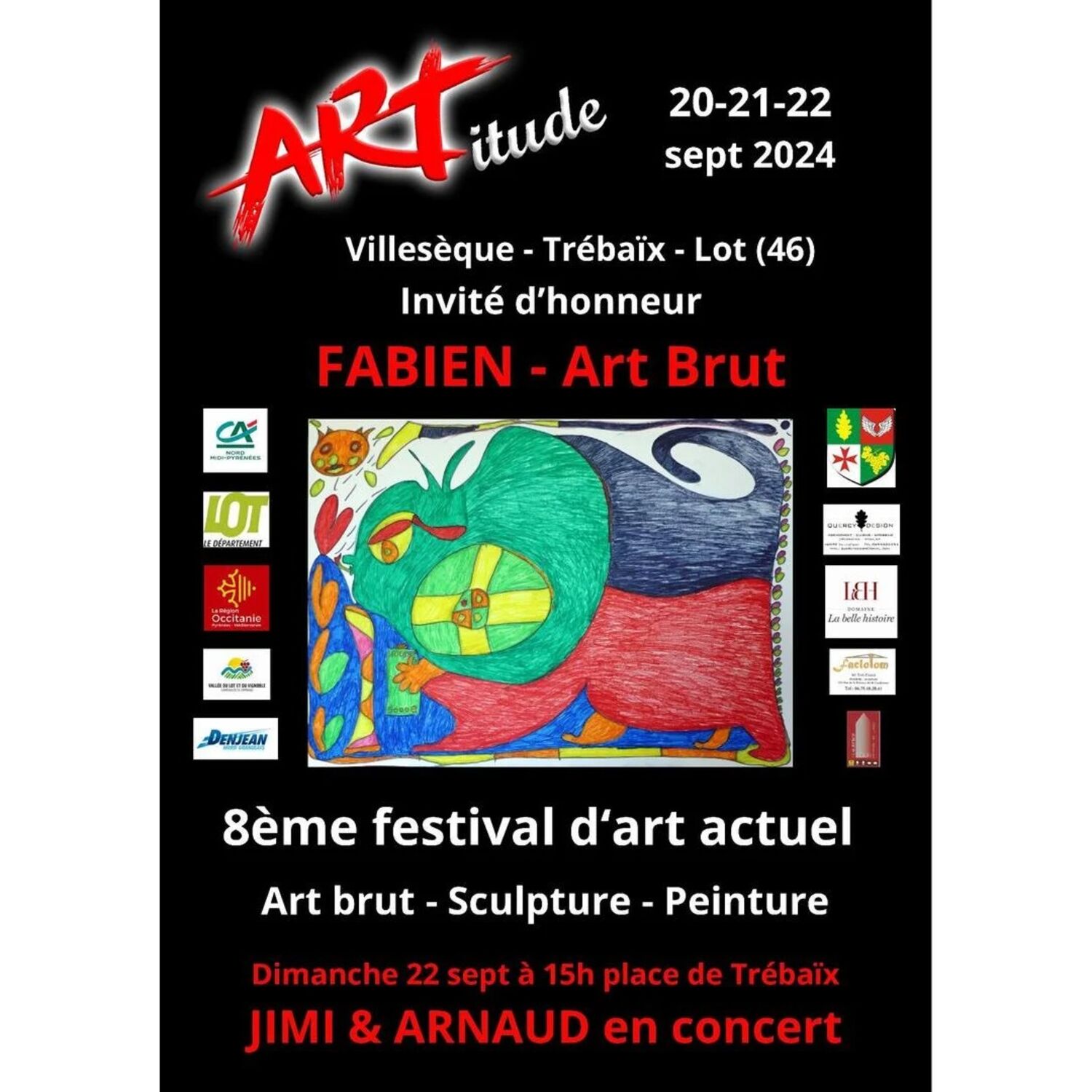 Podcast de l'émission 100% chez vous avec le Festival d'Art actuel