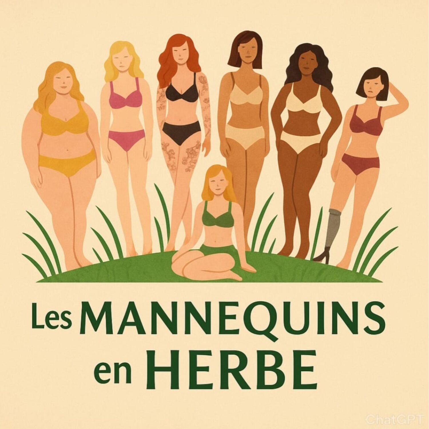 100%chez vous dans les PO avec les mannequins en herbe