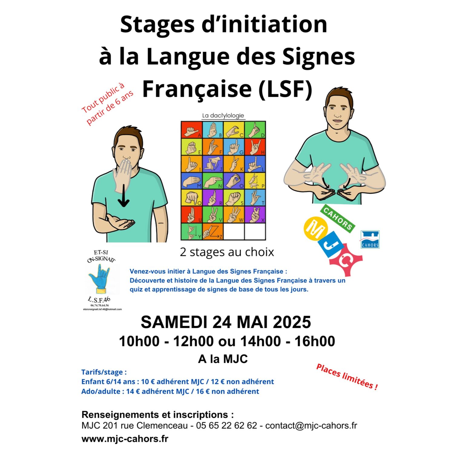 Podcast de l'émission 100% chez vous avec Initiation à la langue des signes française
