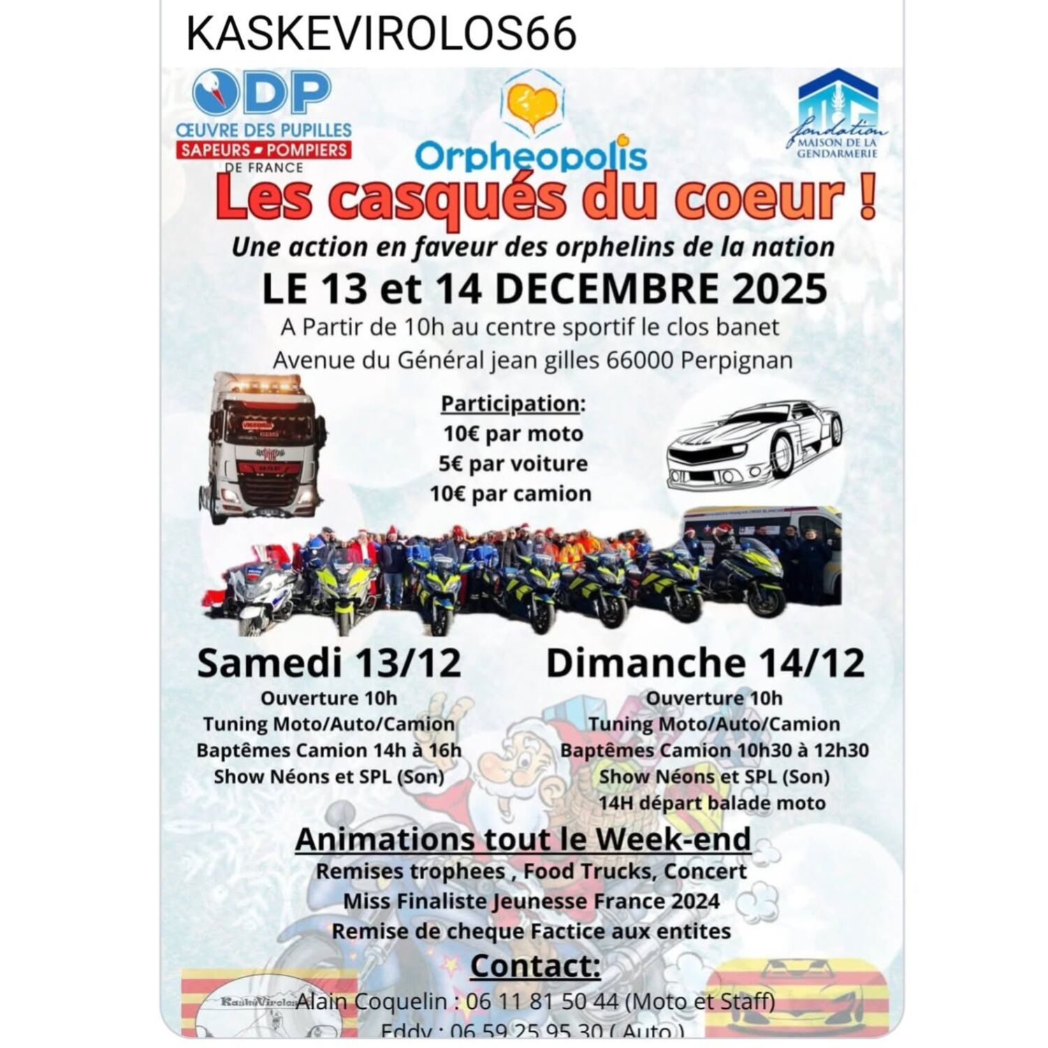 100% chez vous dans les PO avec Les casqués du coeur et Kaskévirolos66