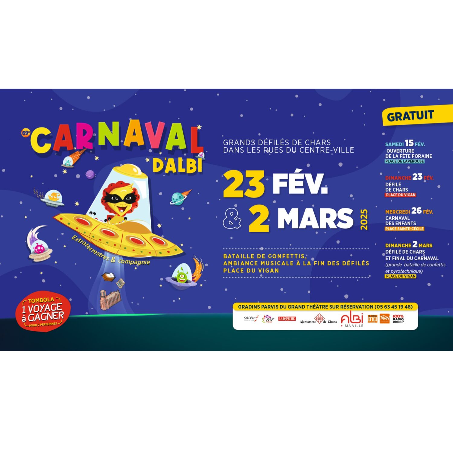 Podcast de l'émission 100% chez vous avec le Carnaval d'Albi