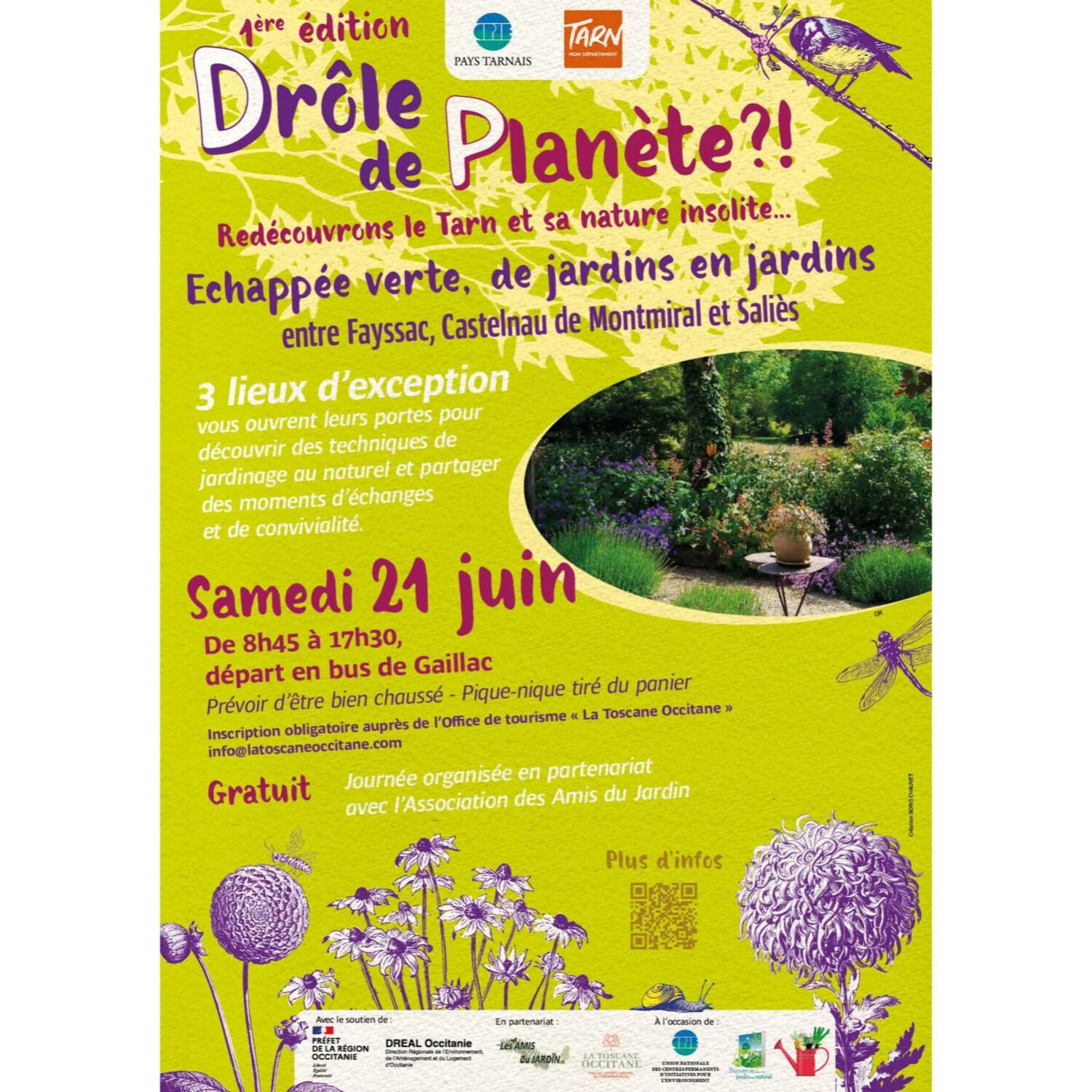 Podcast de l'émission 100% chez vous avec Drôle de planète à gaillac