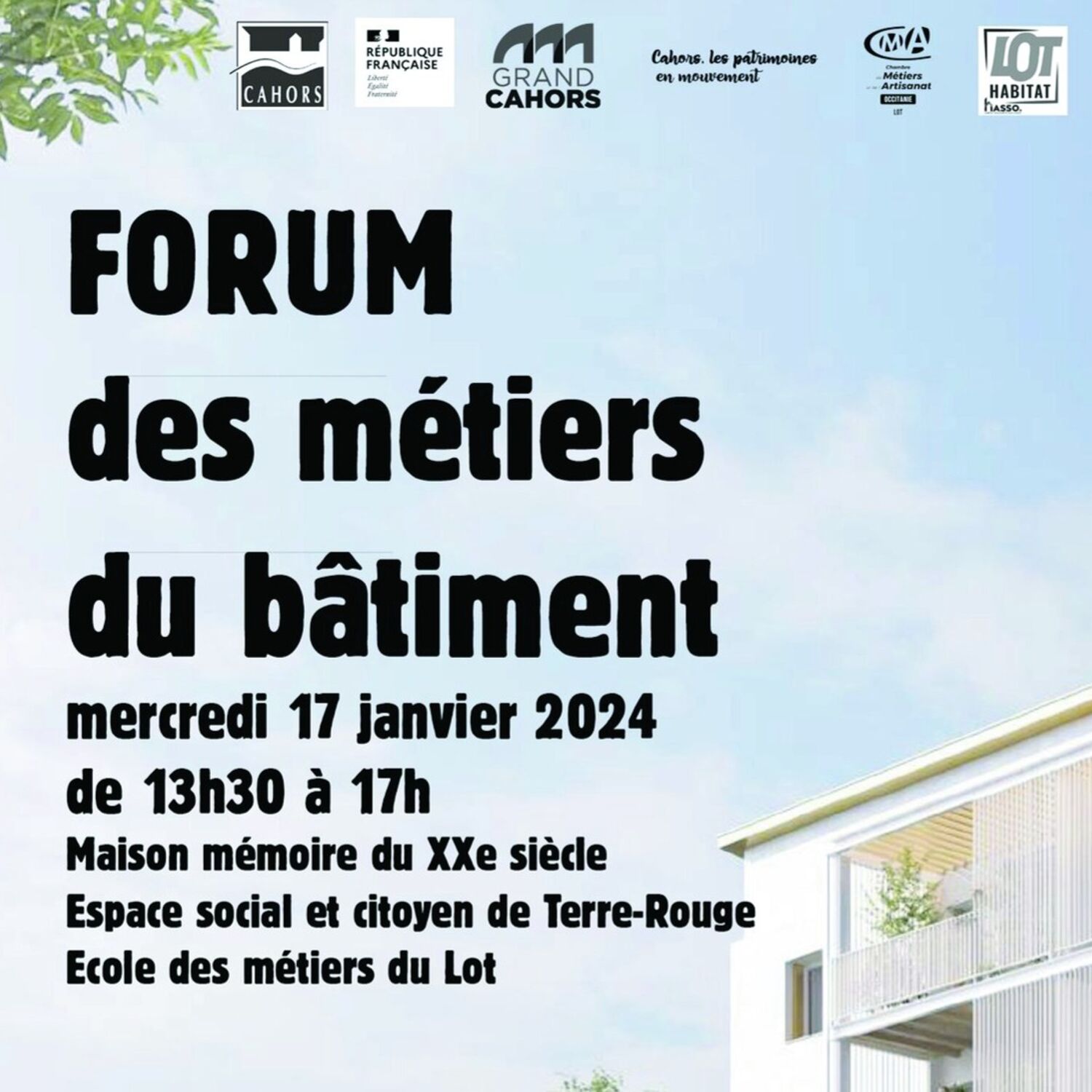 Podcast de l'émission 100% chez vous avec le FORUM des METIERS du...