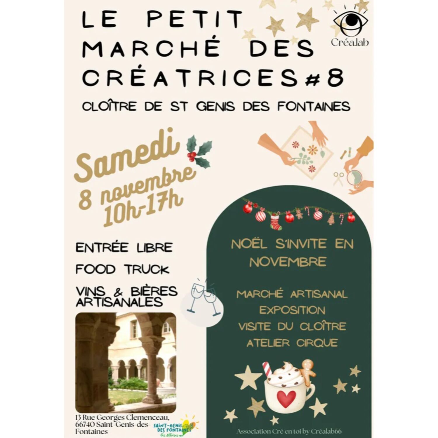 100% chez vous dans les PO : Le petit marché des créatrices #8