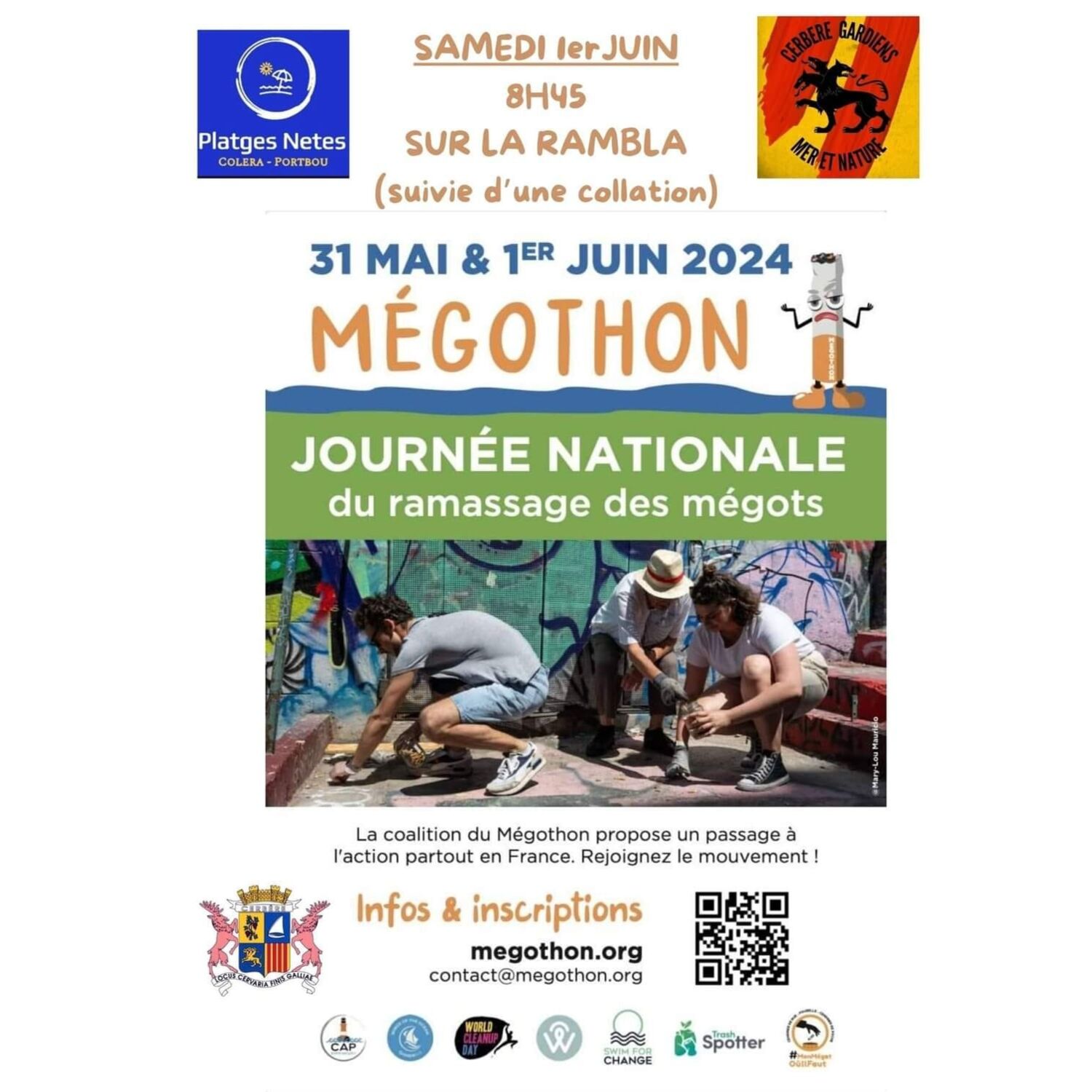 100% chez vous dans les  P.O avec PHILIPPE : Mégothon à Cerbere...
