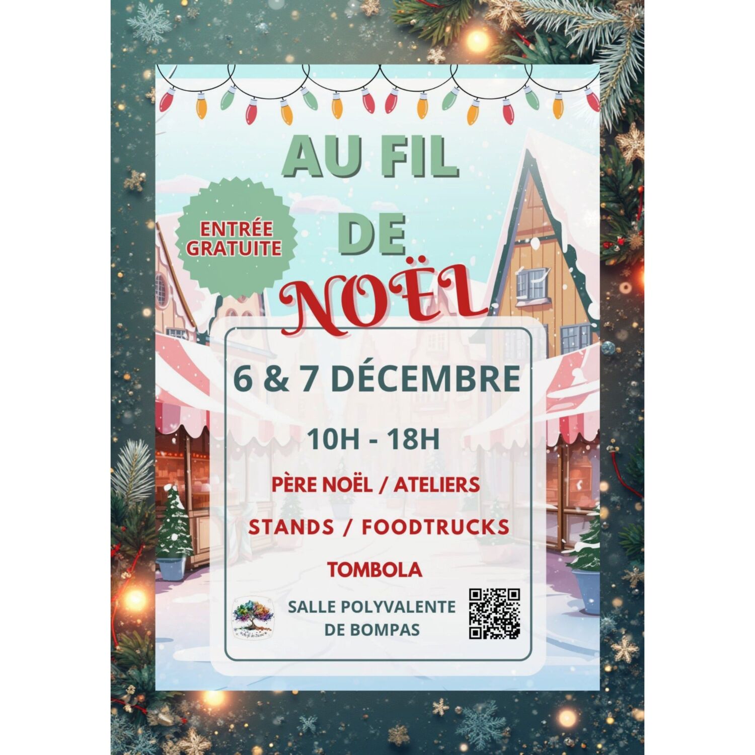 100%chez vous dans les PO avec le marché de Noël au fil de noël à Bompas