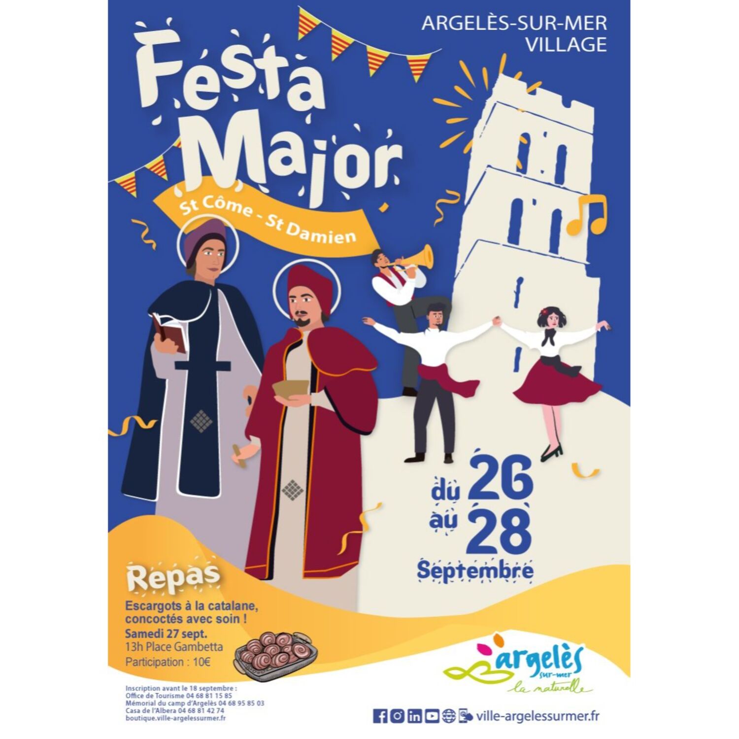 100% chez vous dans les P.O : La festa major à Argeles