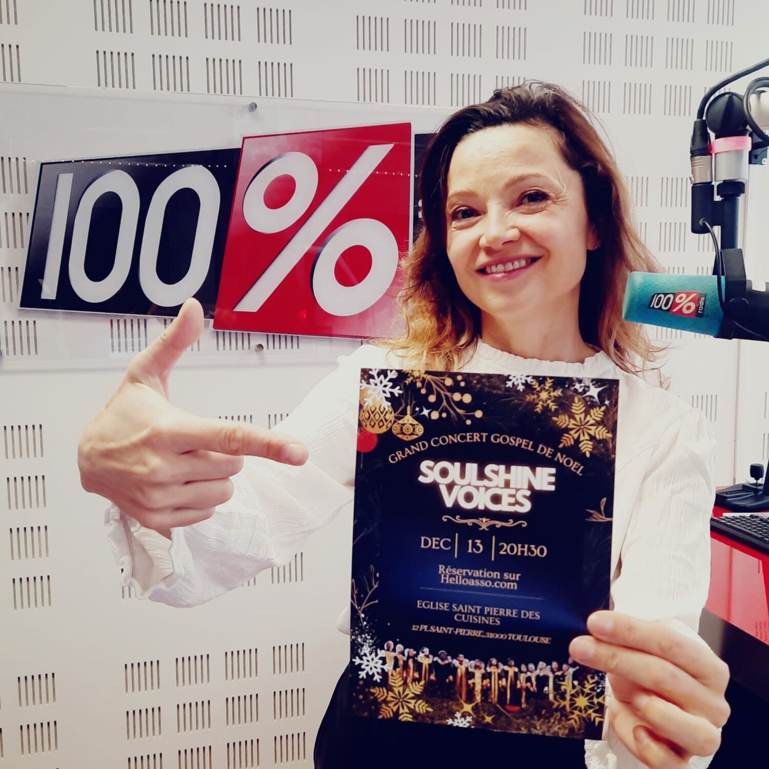 SOULSHINE VOICES à Toulouse - Sandrine Garcia sur 100%