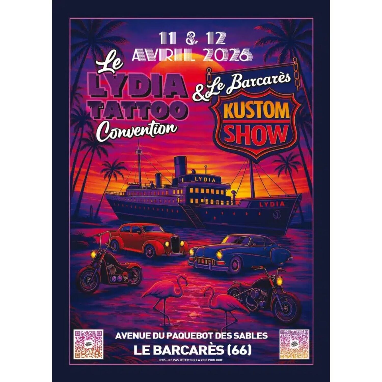 100% chez vous dans les PO avec Philippe : Le Lydia Tattoo Convention au Barcarès