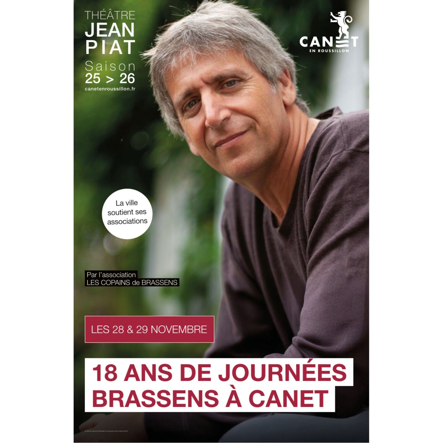 100% chez vous dans les PO avec 18 ANS DE JOURNÉES BRASSENS À CANET-EN-ROUSSILLON