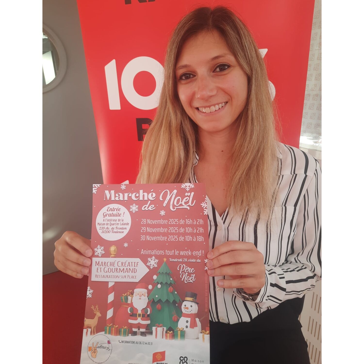 Marché de Noël à LALANDE- Cynthia sur 100%