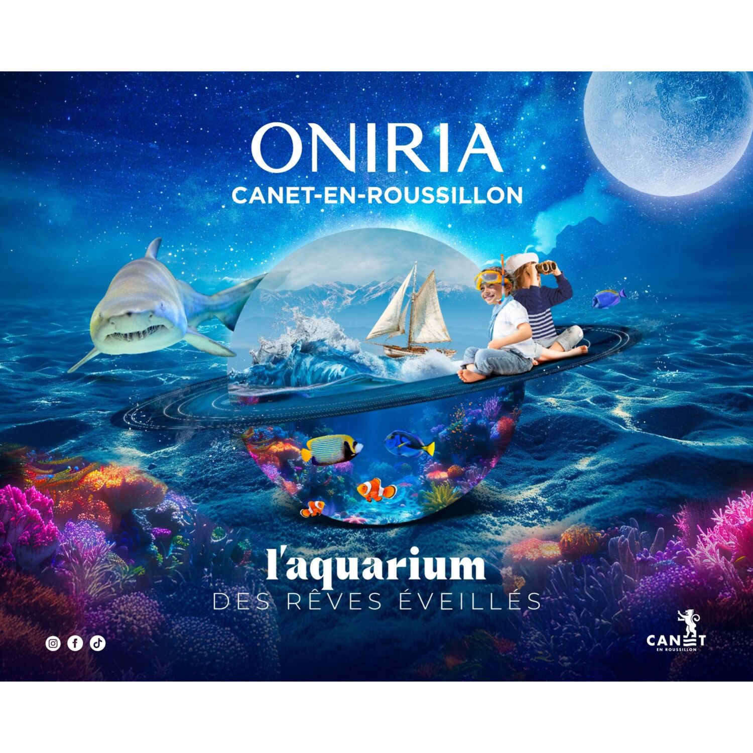 La balade du jour sur 100% radio à l'aquarium ONIRIA de Canet en...